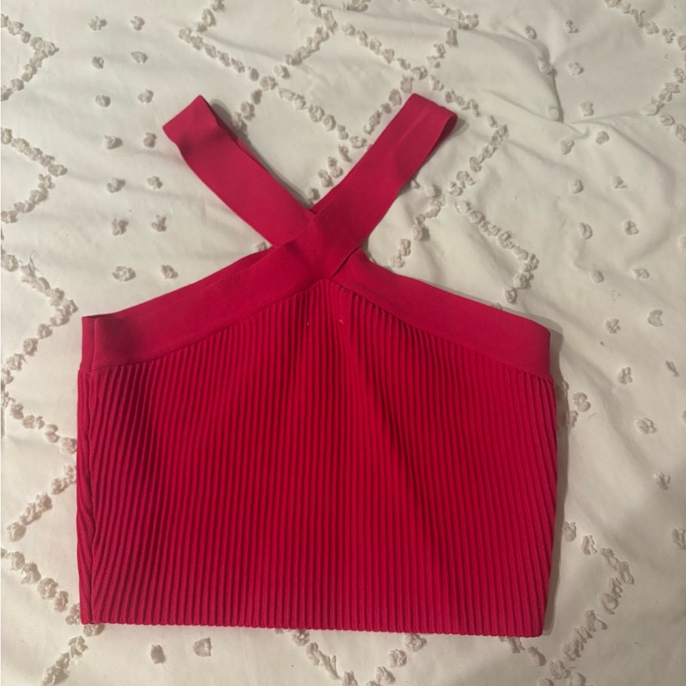 the cutest pink dry goods going out top